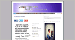 Desktop Screenshot of contemporaryseeker.com