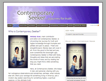 Tablet Screenshot of contemporaryseeker.com